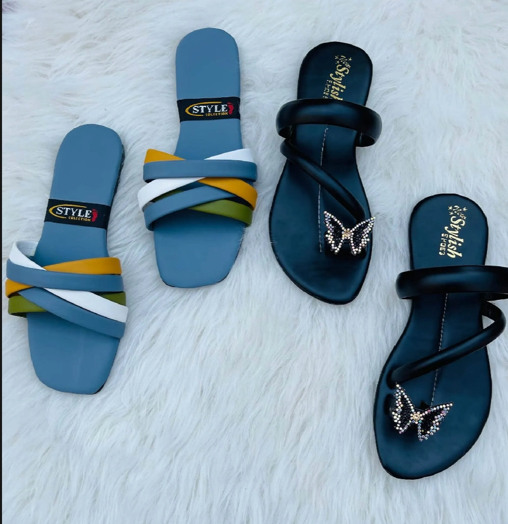 Casual flat slipper for girls