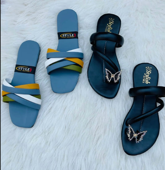 Casual flat slipper for girls