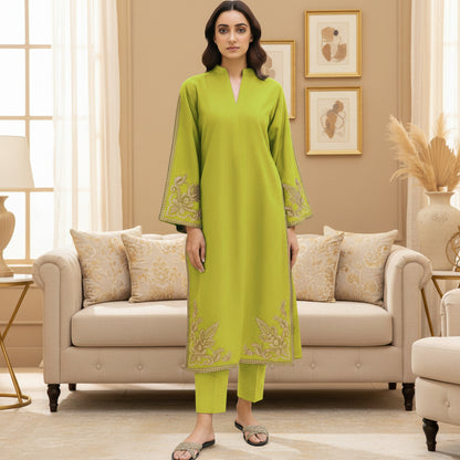 SAPPHIRE, PURE LAWN 2PC EMBROIDERED