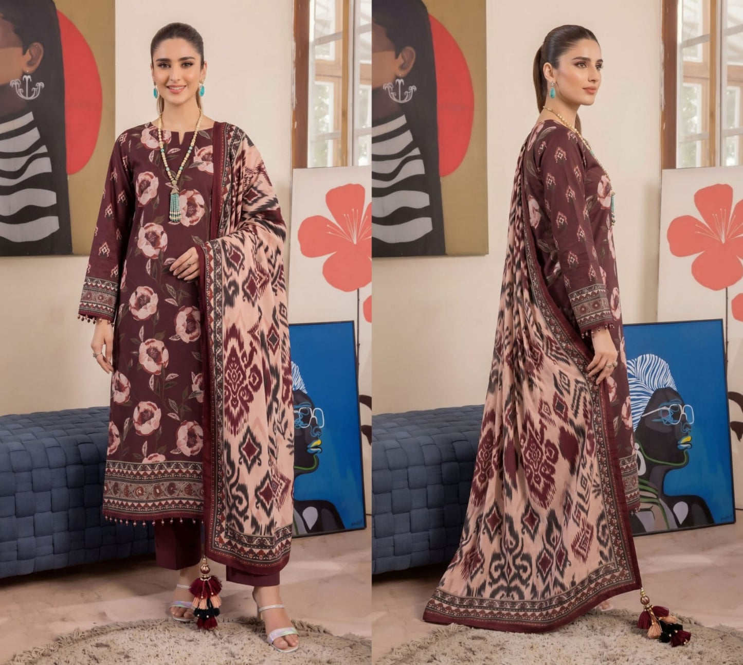EMIRAH-Premium lawn suit 8 colors