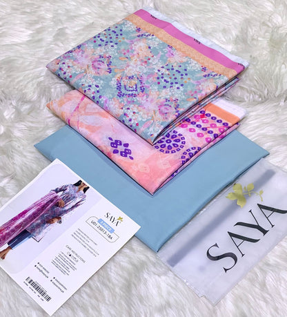 SAYA 2026 💯 Original *Printed 3pc Collection, Lawn