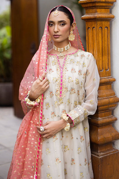 DEEPAK PERWANI, Unstitched (Replica), Body & Frock: CHIFFON