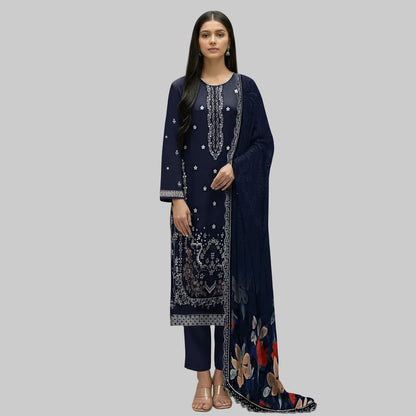 Minha,  MOST DEMANDING EDITION*03PCS UNSTITCHED SUIT