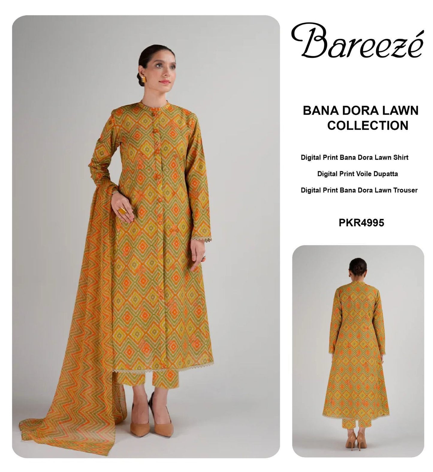 BAREEZE 💯💯**Summer Collection 2026* LAWN 90/70*
AIR JET BANA DORA*