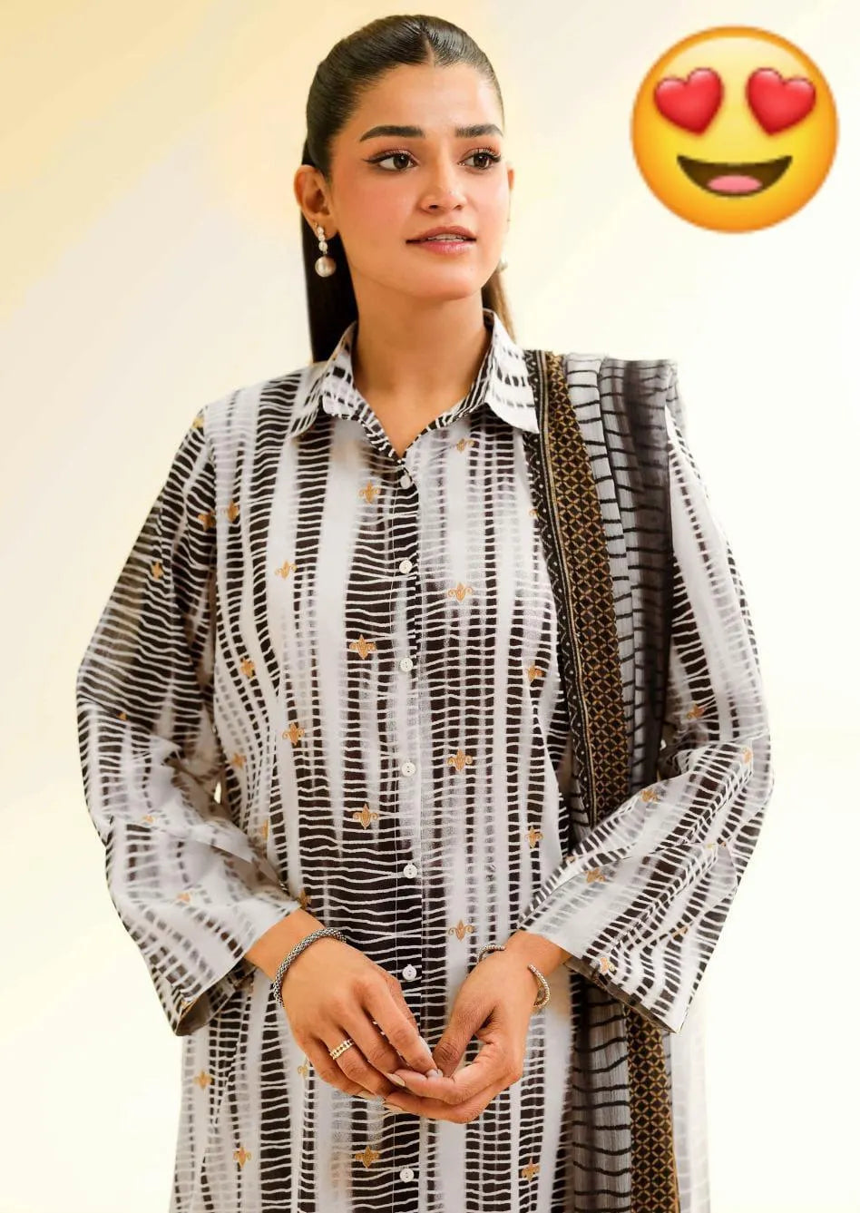 Ladies stitched lawn fine quality 3PCS