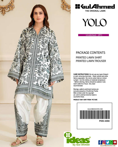 GUL-AHMED YOLO TWO PC CO-ORD SET