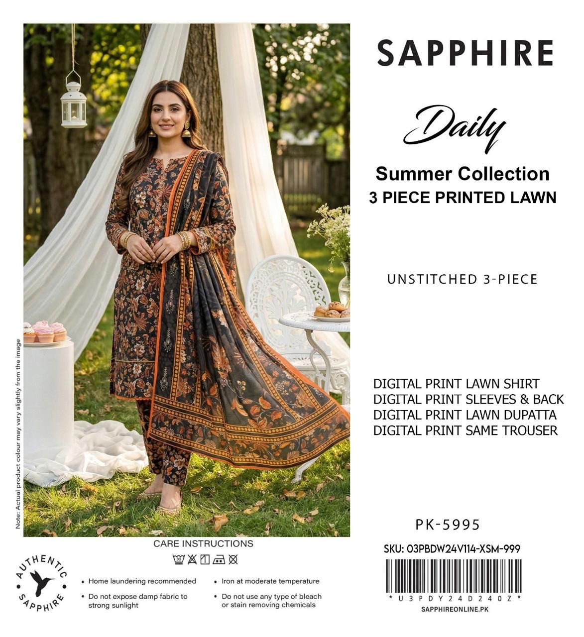 Sapphire,  Premium LAWN, 2026