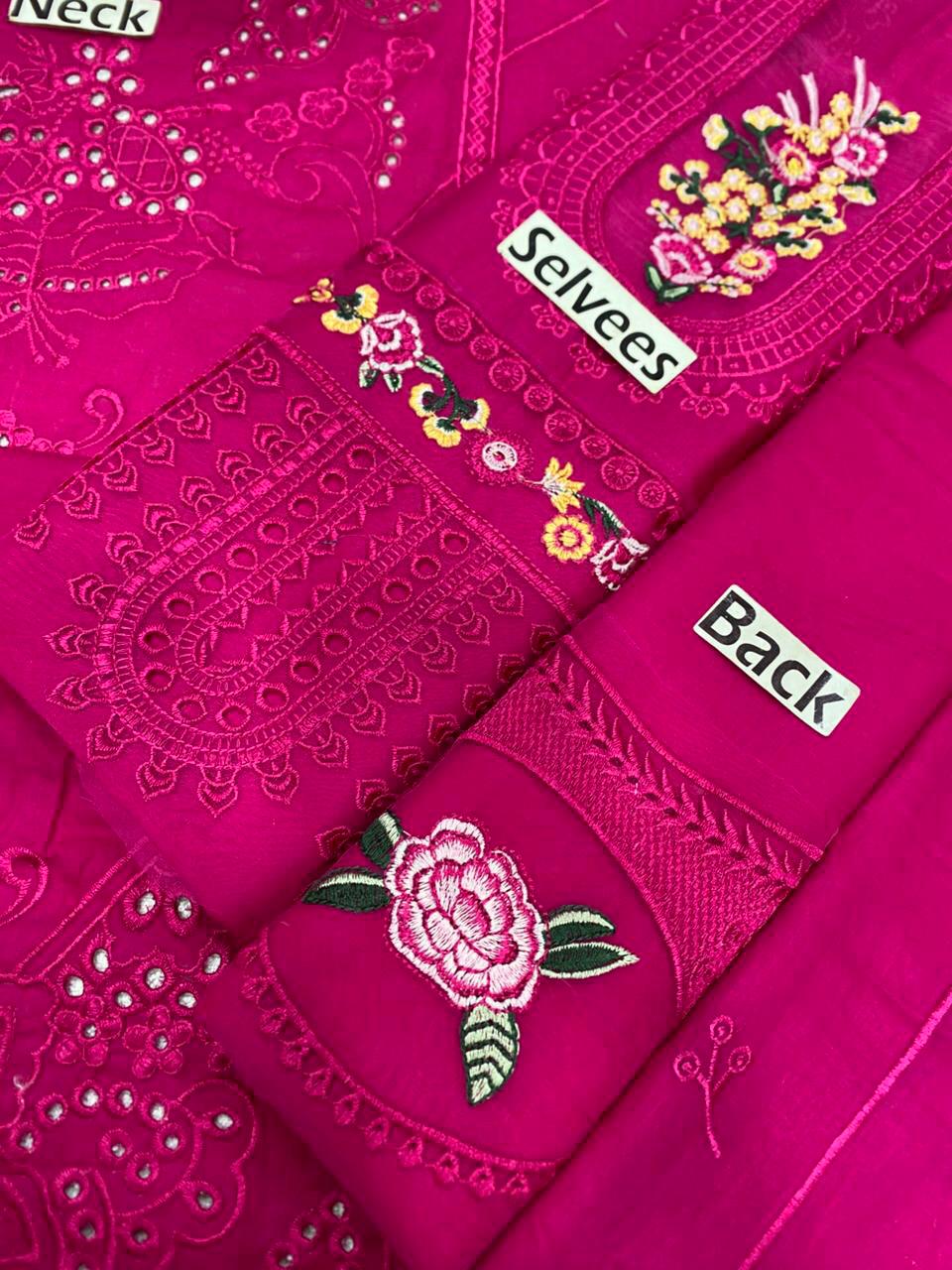 Saira lawn heavy  embroidered