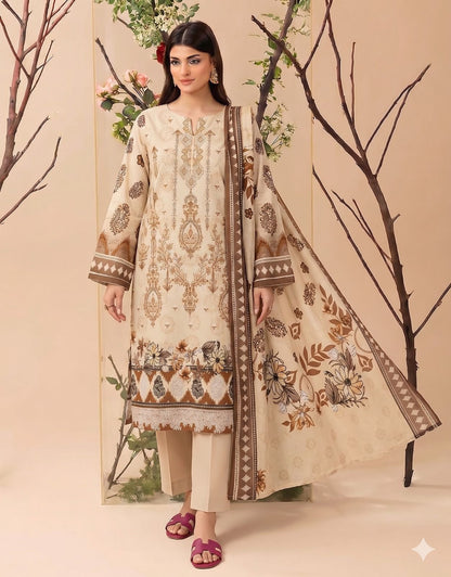 MARIA.B digital printed and Front head embroidered Lawn, new arrival