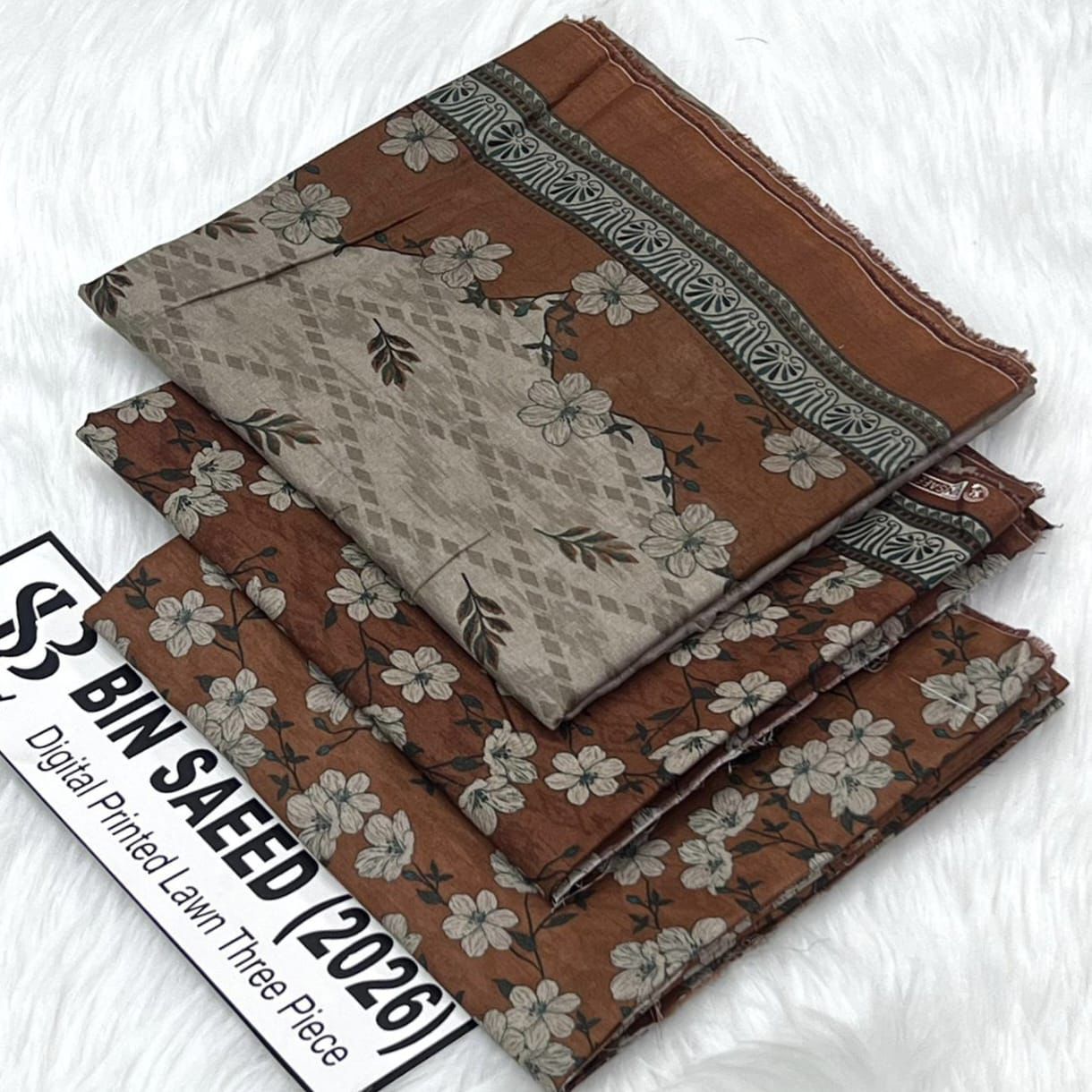 Bin Saeed Lawn 12 colors