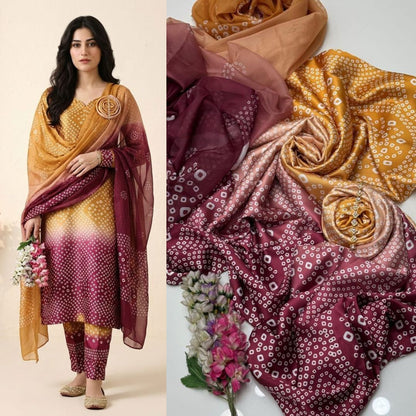 Lulusar, Tie & die digital printed 16 colour and design