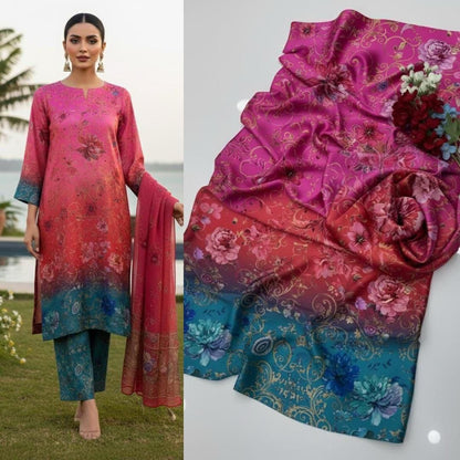Lulusar, Tie & die digital printed 16 colour and design