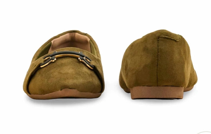 Olive women pumps WN 1354