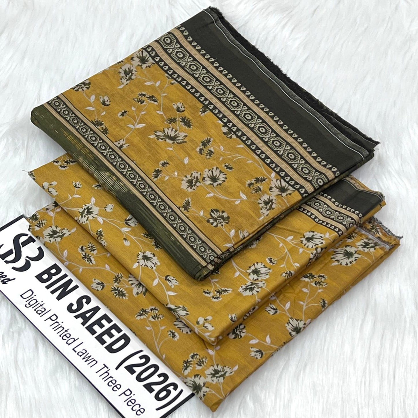Bin Saeed Lawn 12 colors
