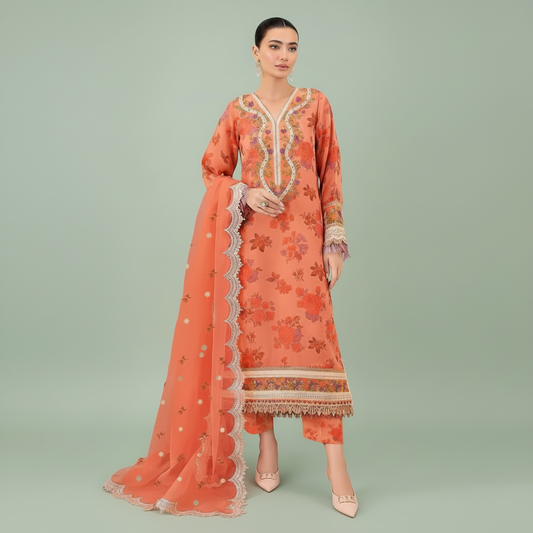 Fabric Lawn Banadora, Printed Lawn BanadoraShirt