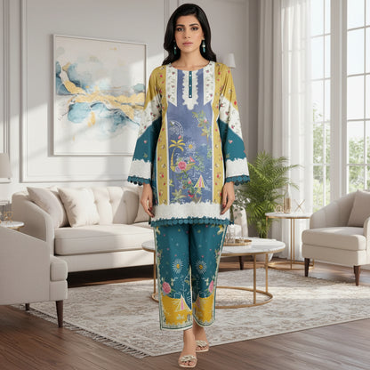 GUL-AHMED YOLO TWO PC CO-ORD SET