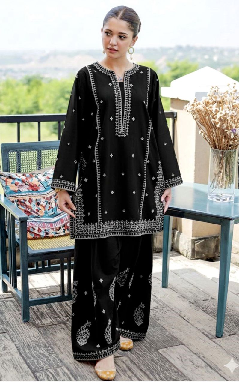 URGE,PURE 2PC EMBROIDERED, AIRJET 90/70 LAWN
