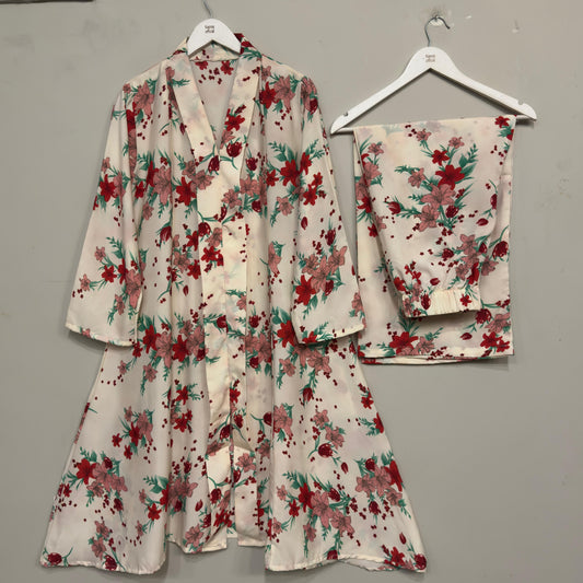 Women's Long Shirt 2pc Suit