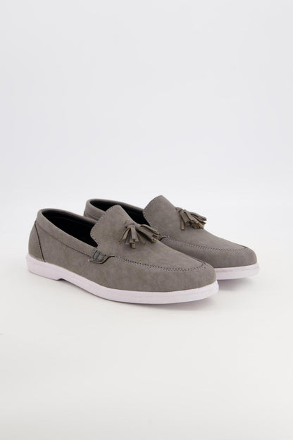Men's fancy grey loafers