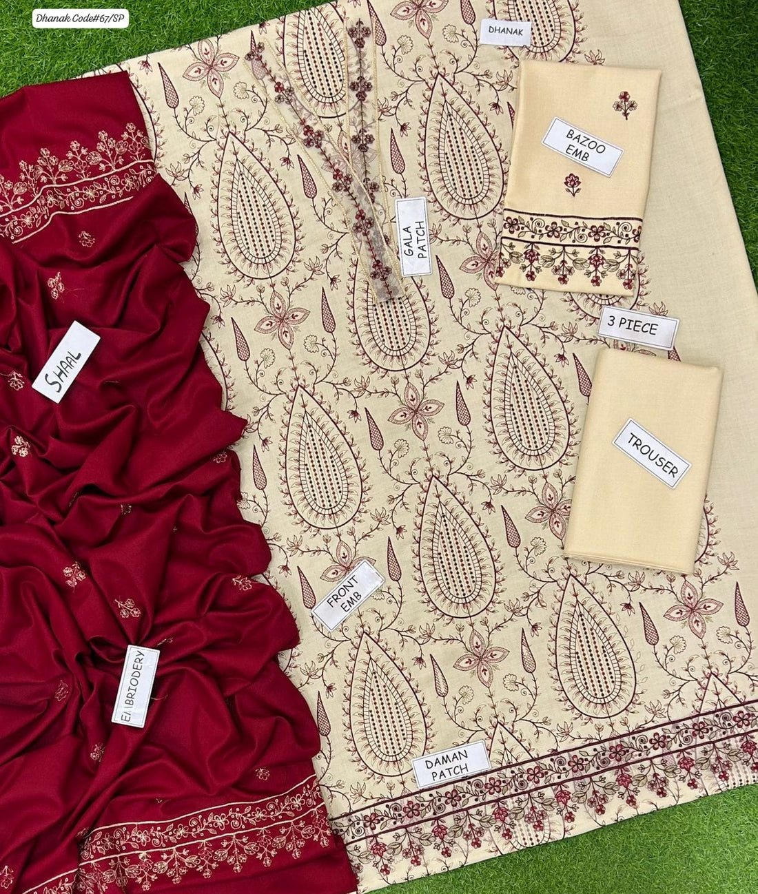 Ladies winter collection Embroidered  Zara Shahjahan