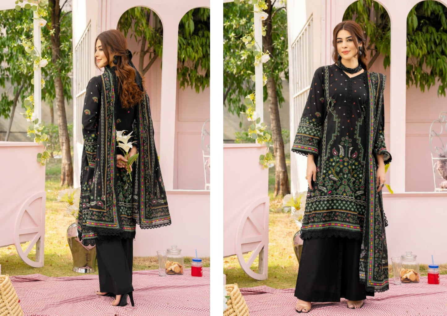 RAABI-Printed Luxury Lawn Shirt 9 colors
