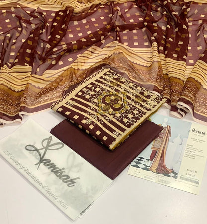 LAWN EMBROIDARY 3PC COLLECTION*