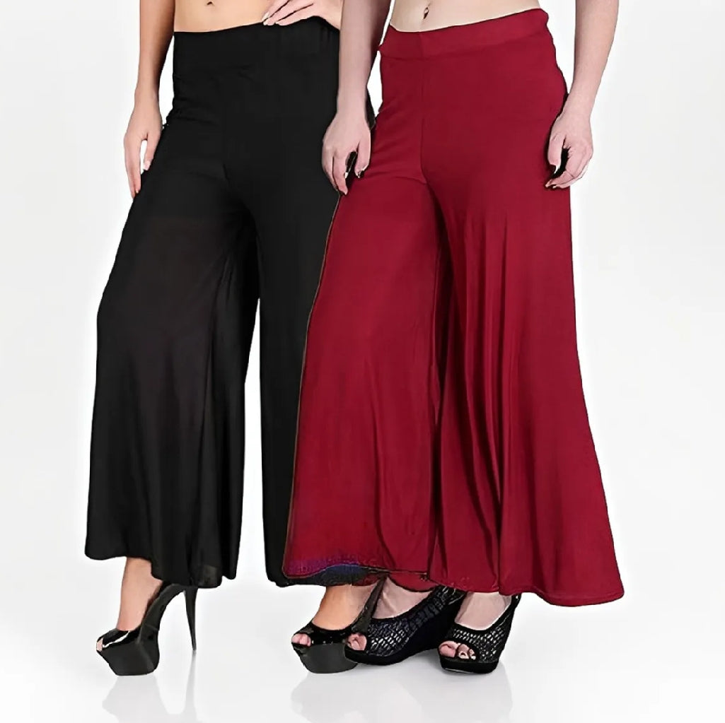 Pack of 02 trouser 100% pure viscose Rayon