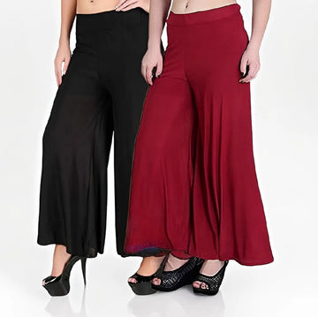 Pack of 02 trouser 100% pure viscose Rayon