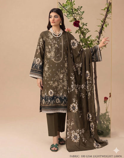 MARIA.B digital printed and Front head embroidered Lawn, new arrival