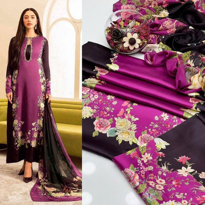 Lulusar, Tie & die digital printed 16 colour and design