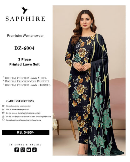 Sapphire 3 piece Printed*Summer 2k26 collection_*