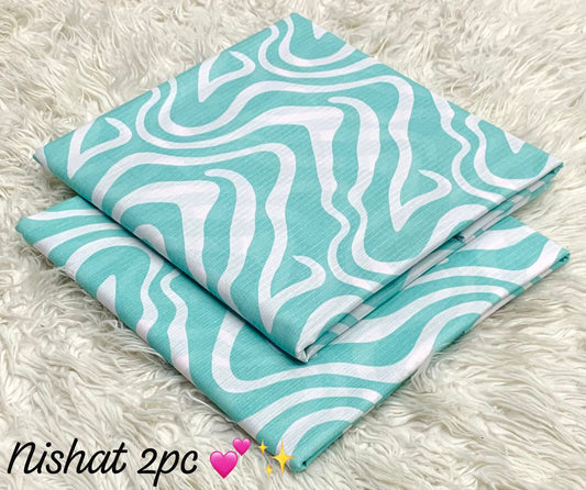 Nishat lawn shirt & trouser 12 colors