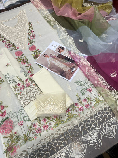 Jeem summer 2026 collection hit Code Available on Fine Quality Lawn with Rangoli Dimond Emb Dopatta