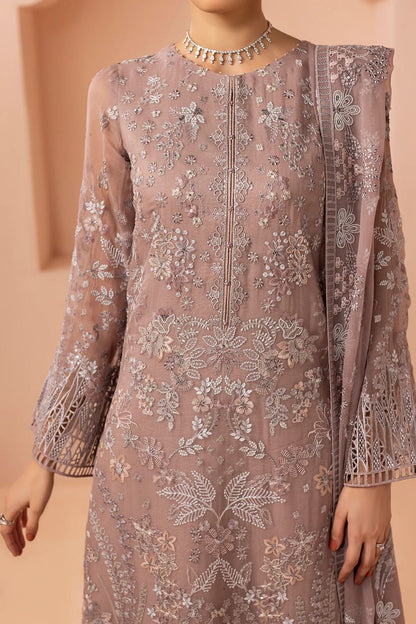 Chiffon embroidered