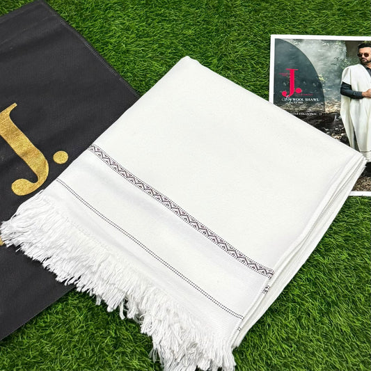 Men's pure wool shawl