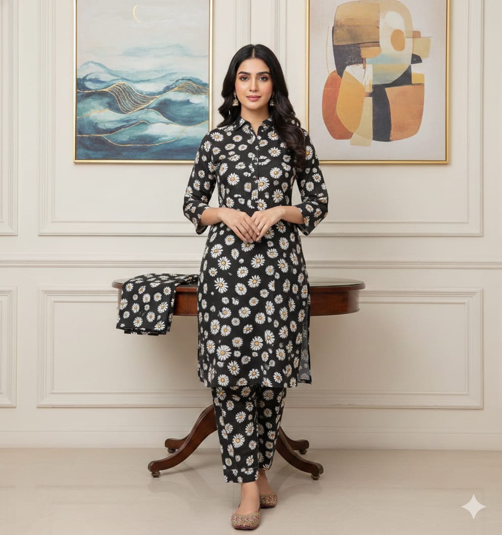 Floral Prints New Arrival,Summer Collection 2026, 2pc,Front Full Digital Printed Shirt*