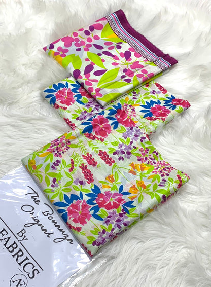 Bonanza, digital printed soft lawn