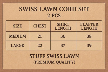 Swiss lawn digital print coord dress