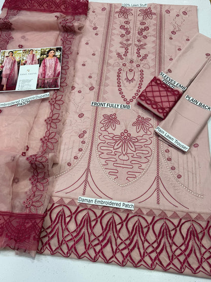 RANG RASIYA  lawn embroidered suit