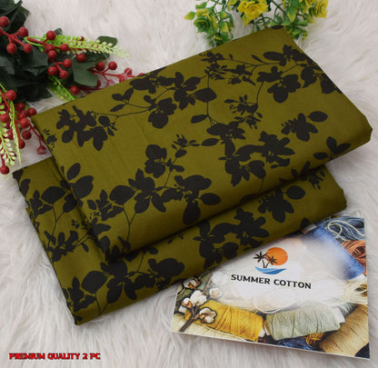 Floral Prints New Arrival,Summer Collection 2026, 2pc,Front Full Digital Printed Shirt*