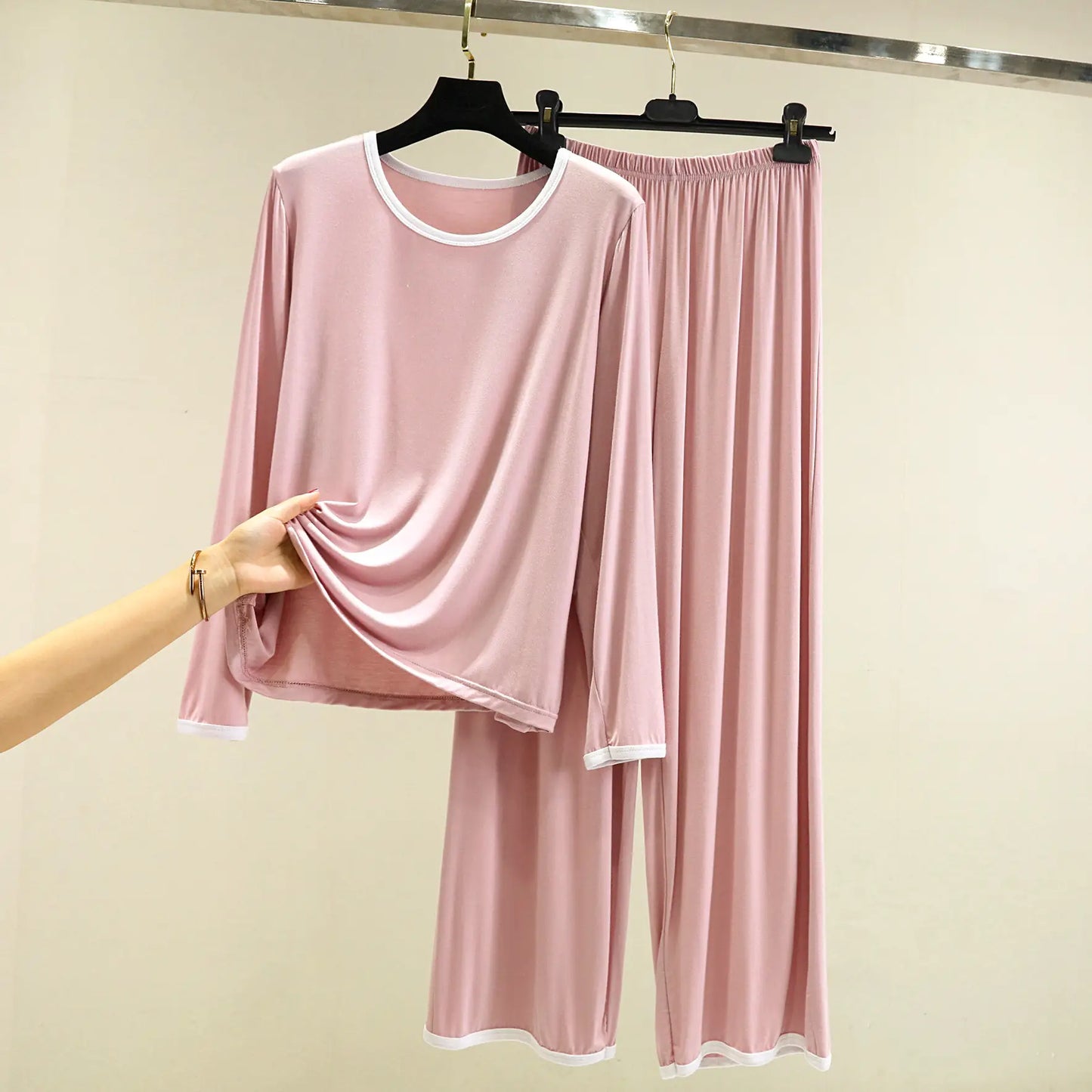 Women's & girls  pajama set long sleeve loose