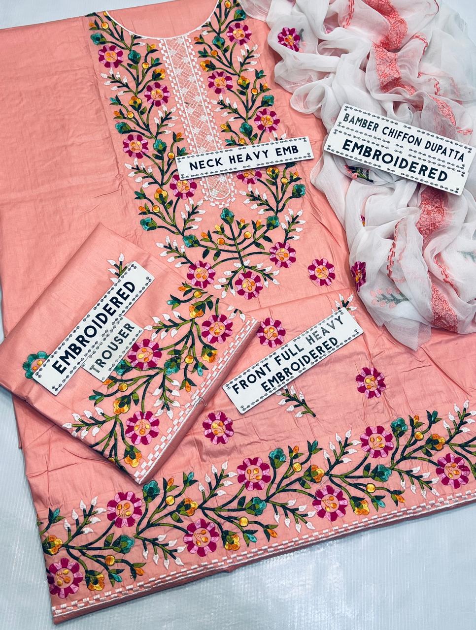 Breezè Cotton/Lawn cross stitch multi Embroidery 5 colours