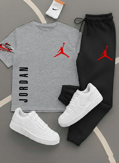 Jordan,Printed Track Suits for Men & Boys, T-Shirts + Trousers (Set) 11 colors