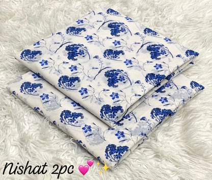Nishat lawn shirt & trouser 12 colors