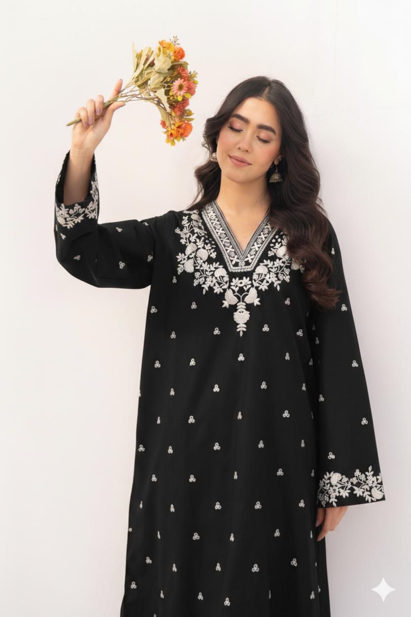 Lawn 2 PC*Embroidered shirt and Sleeves*
