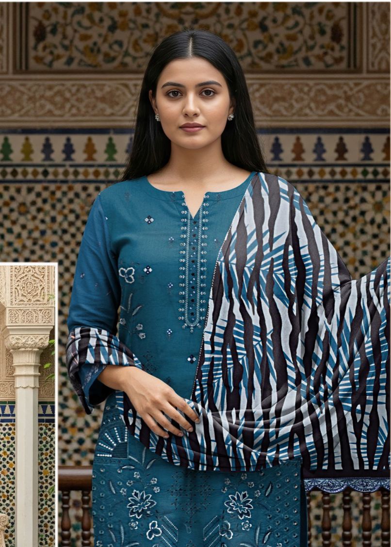 Minha MOST DEMANDING EDITION*03PCS UNSTITCHED SUIT