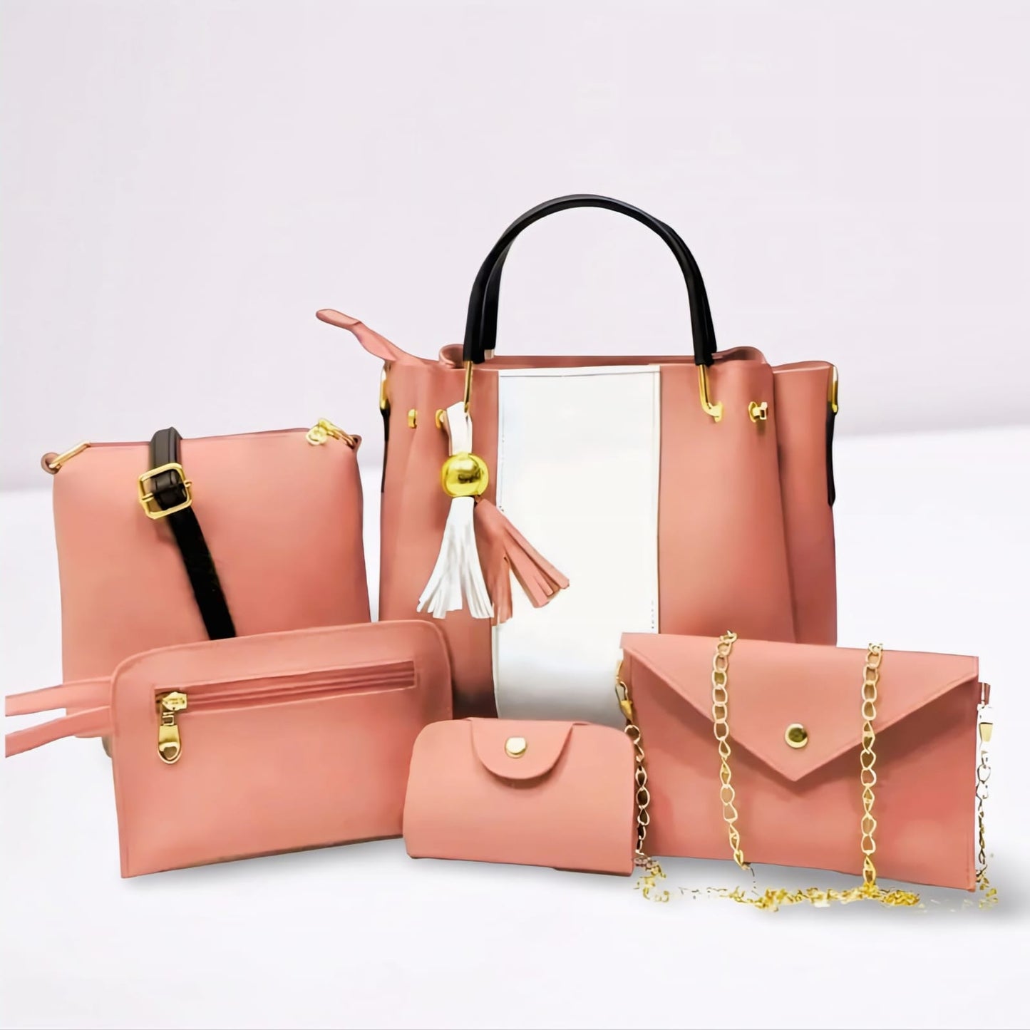 ⭐ *5 PCS Ladies high quality bags* Buy 1 Get 5 bags