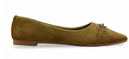 Olive women pumps WN 1354