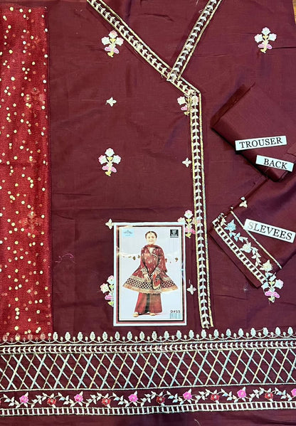 Lawn Eid collection 3pc Kids