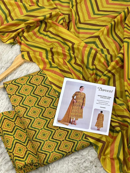 BAREEZE 💯💯**Summer Collection 2026* LAWN 90/70*
AIR JET BANA DORA*